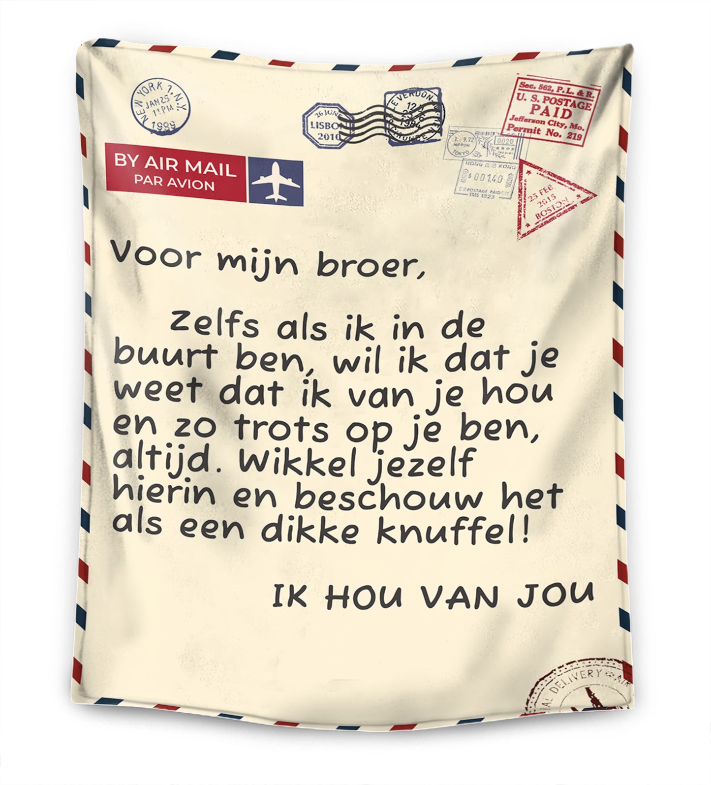 Voor mijn zus/broer - Premium Deken™ Ver.3