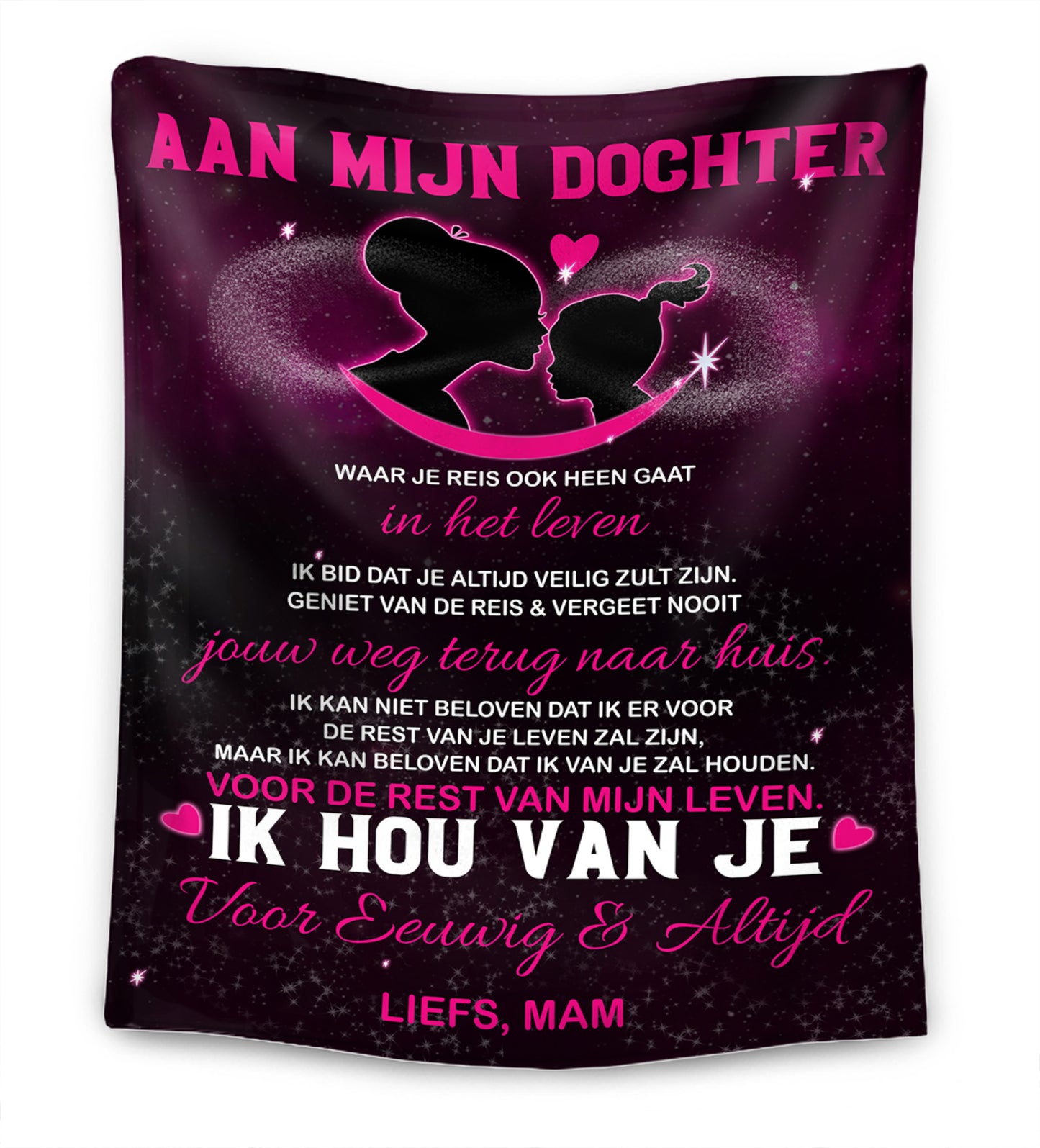 Onvoorwaardelijke liefde - Moeder - Aan mijn dochter/zoon - Premium Deken™
