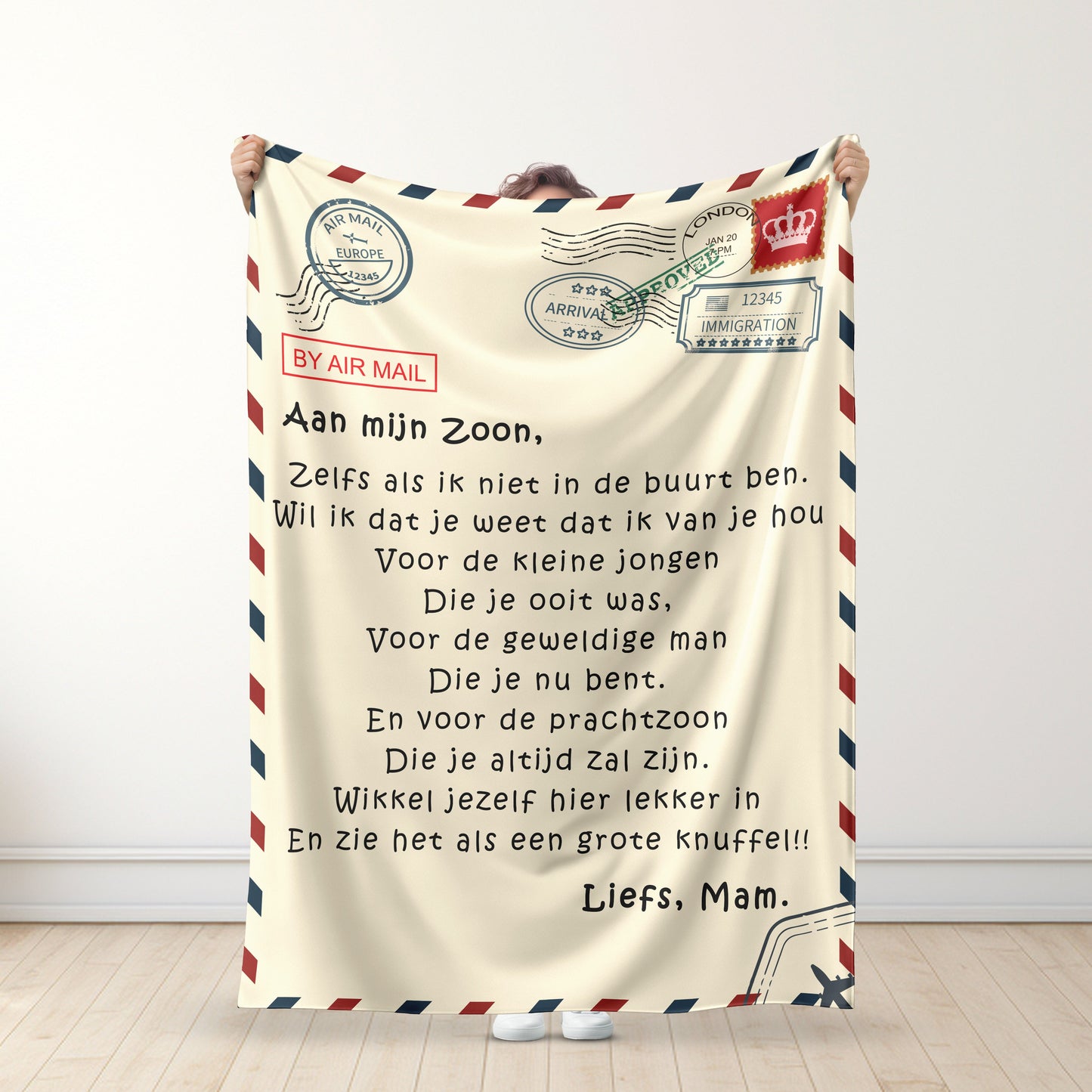 Moeder - Aan mijn dochter/zoon - Premium deken™ Ver. 2
