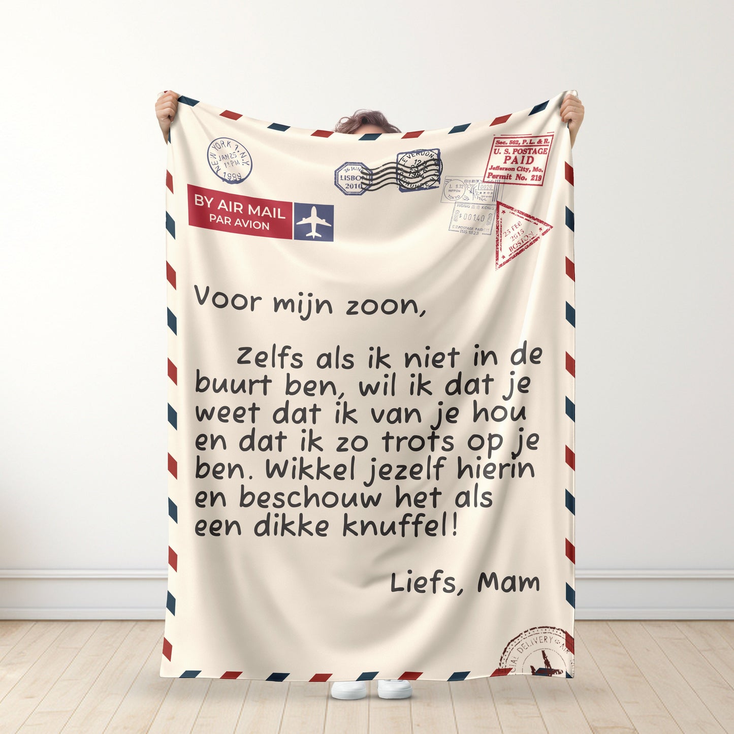 Moeder - Aan mijn dochter/zoon - Premium deken™ Ver. 3