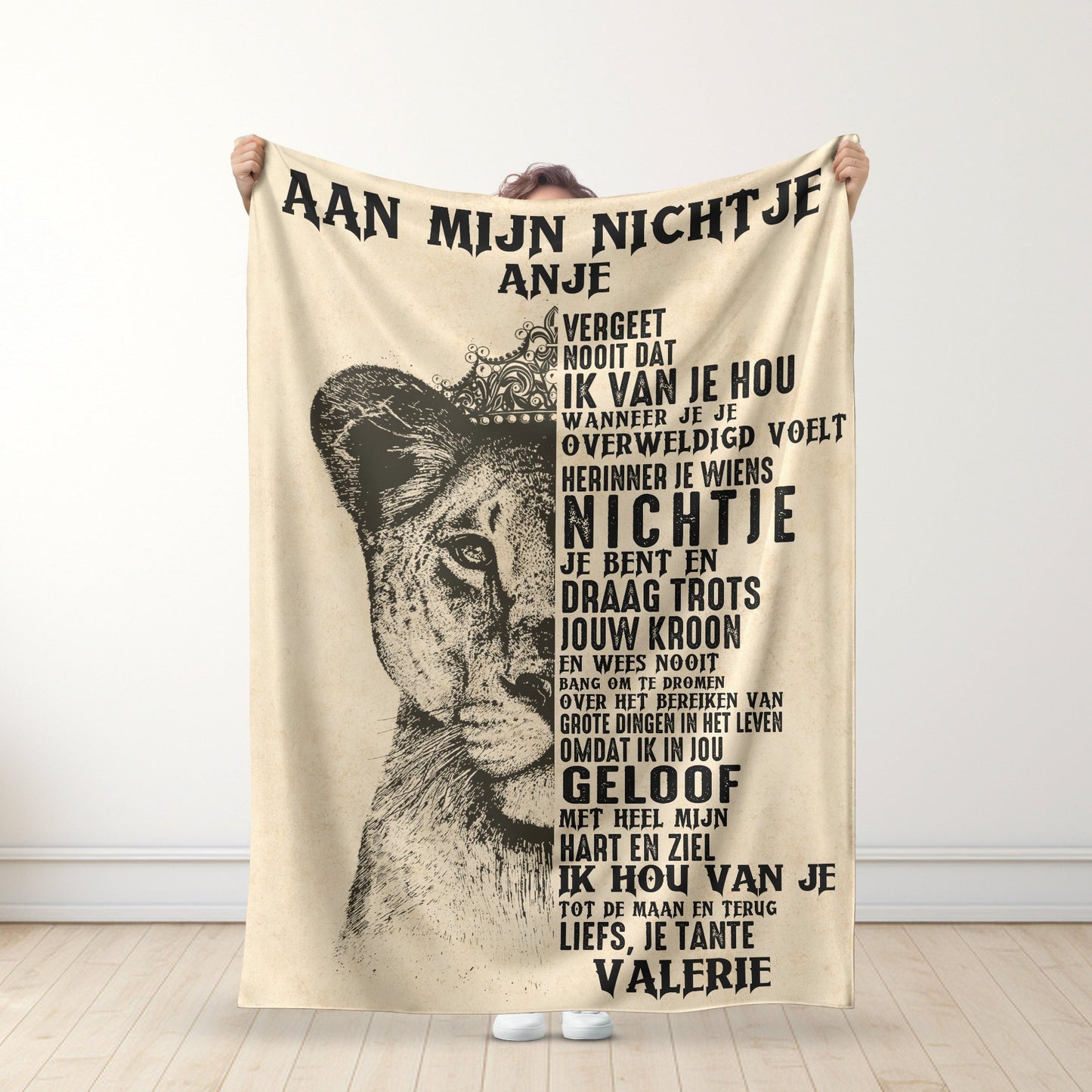 Voor mijn Nichtje Gepersonaliseerde Premium Deken™