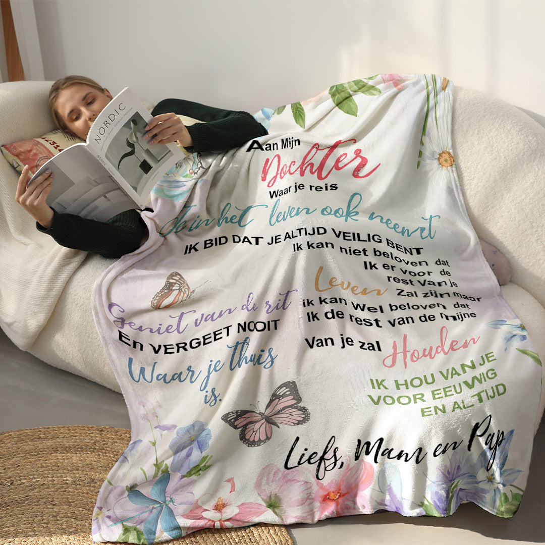 Aan mijn dochter – Premium Deken™