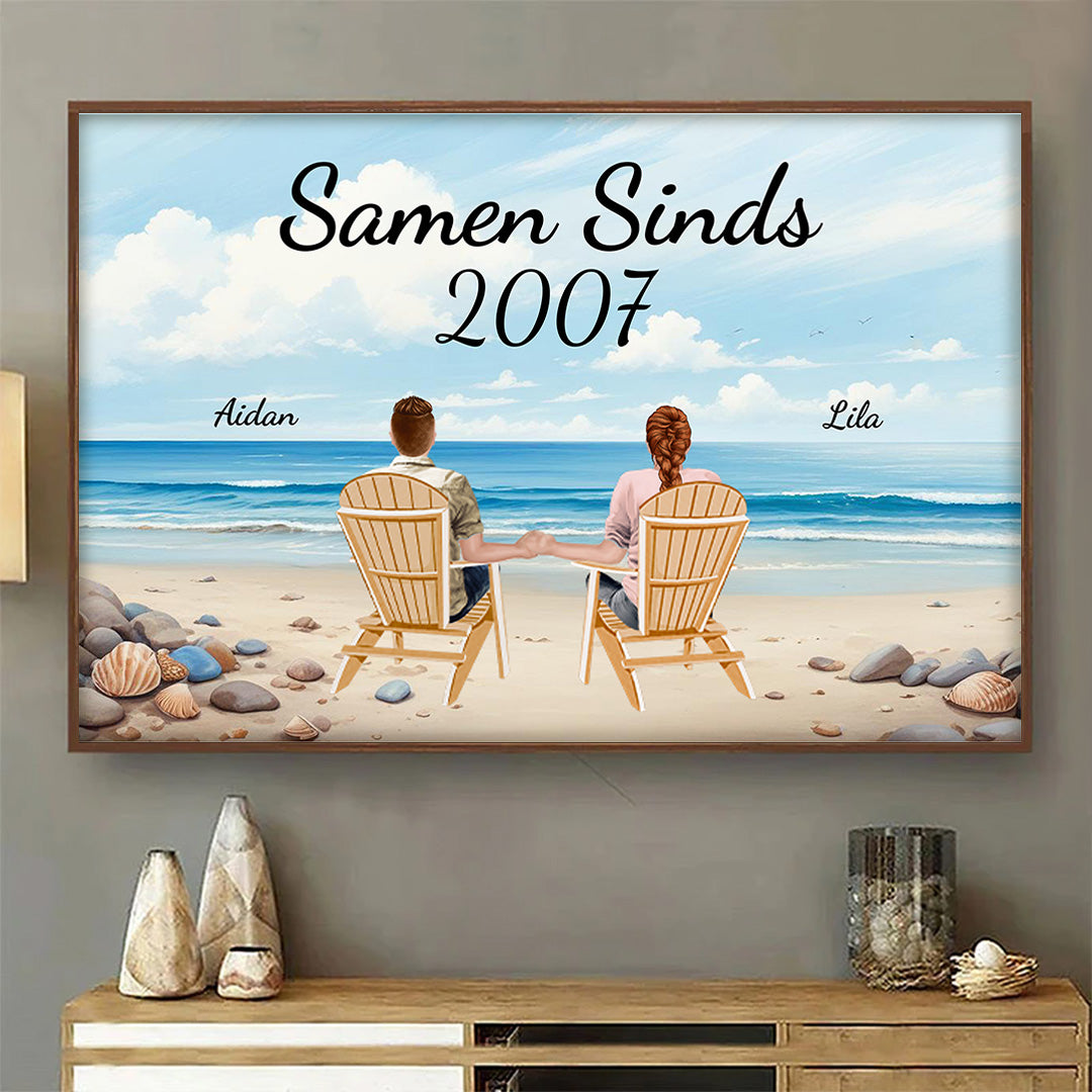 Jij en ik wij kunnen dit aan- Cadeaus voor koppels - Gepersonaliseerde Wanddecoratie