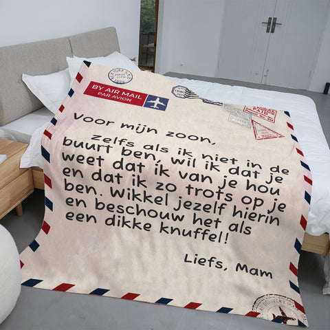 Moeder - Aan mijn dochter/zoon - Premium deken™ Ver. 3