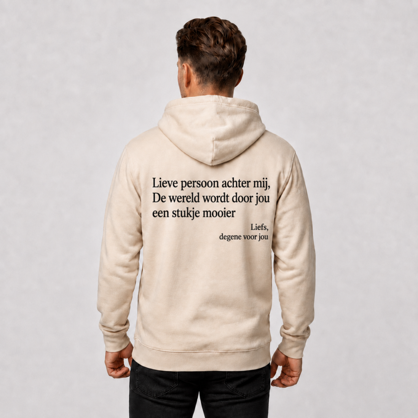 Je bent genoeg Hoodie met rits