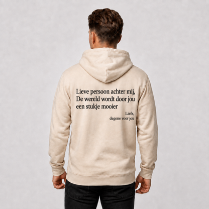Je bent genoeg Hoodie met rits