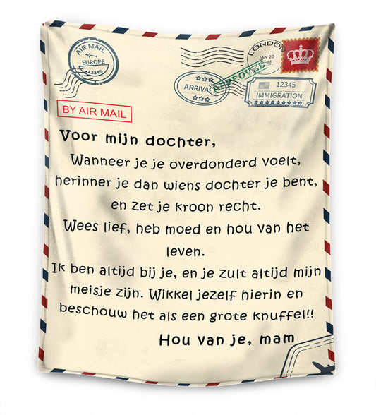 Moeder - Aan mijn dochter/zoon - Premium Deken™