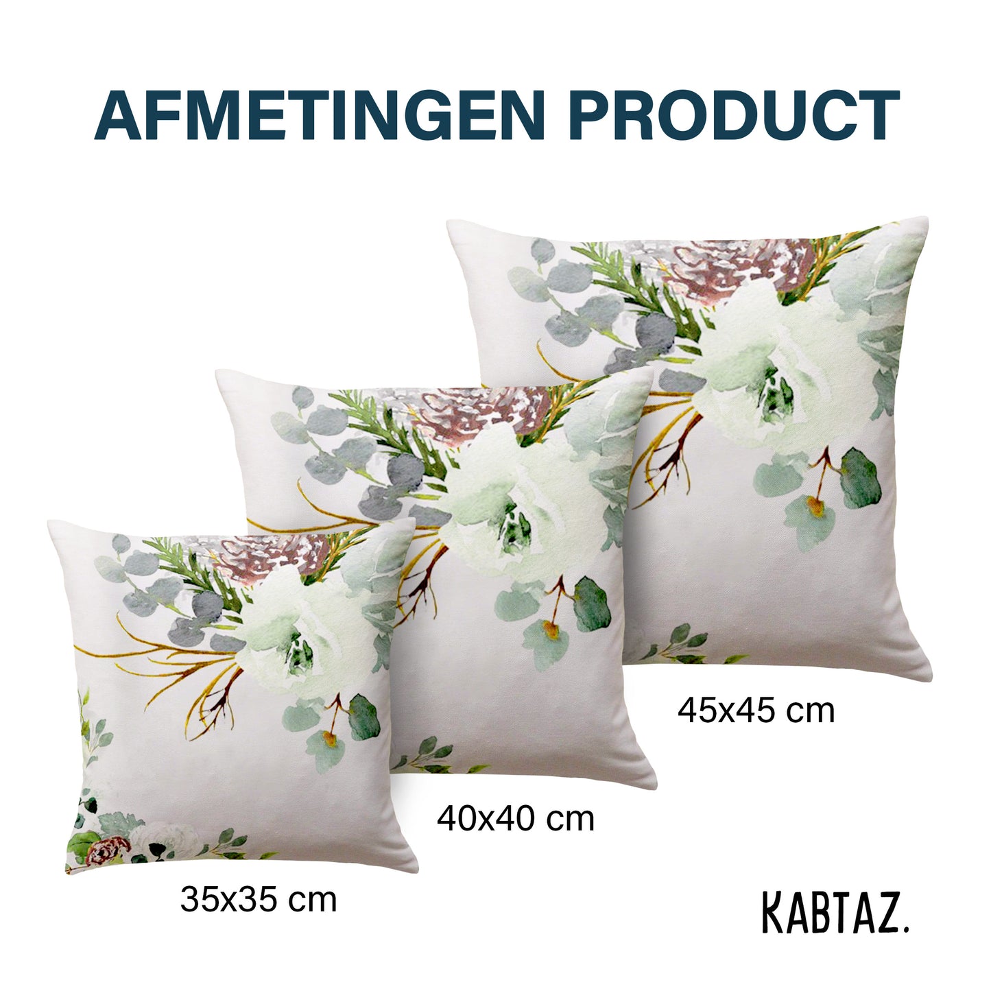 Bloemen Premium Kussensloop™