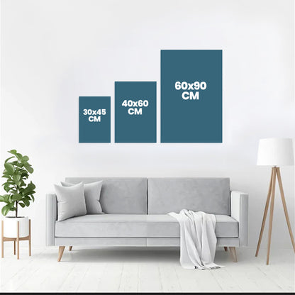 Waar Onze Wegen Samen Komen - Cadeau Voor Koppels - Gepersonaliseerd Canvas