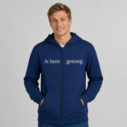 Je bent genoeg Hoodie met rits