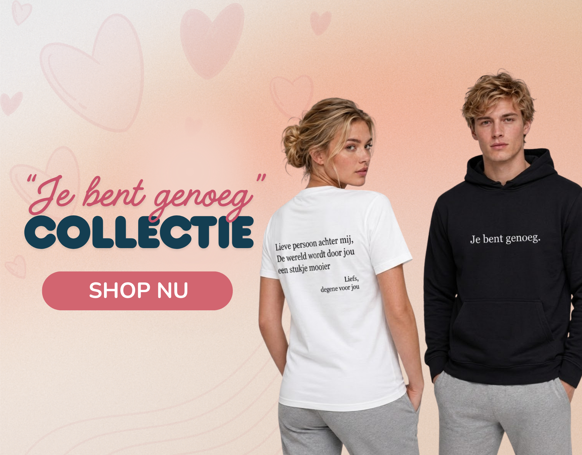 Je bent genoeg Hoodie