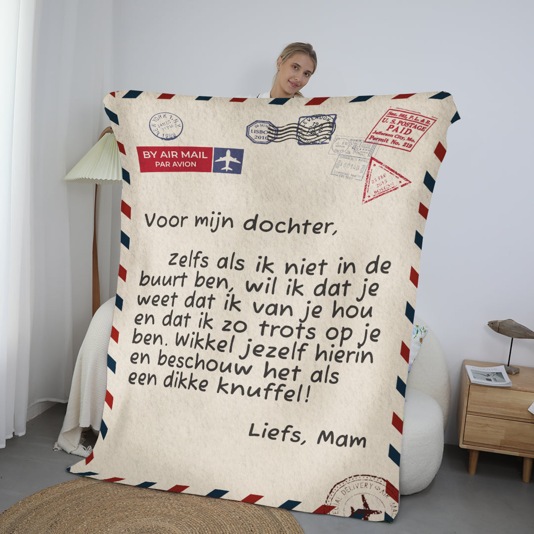 Moeder - Aan mijn dochter/zoon - Premium deken™ Ver. 3